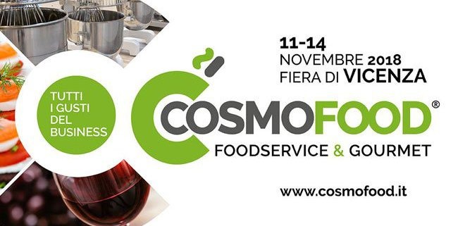 COSMOFOOD VICENZA DALL'11 AL 14 NOVEMBRE