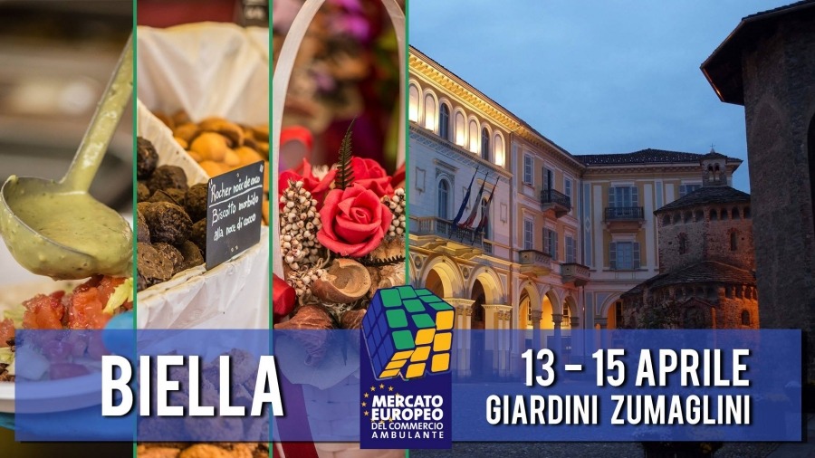 BIELLA - MERCATO EUROPEO DAL 13 AL 15 APRILE - GIARDINI ZUMAGLINI