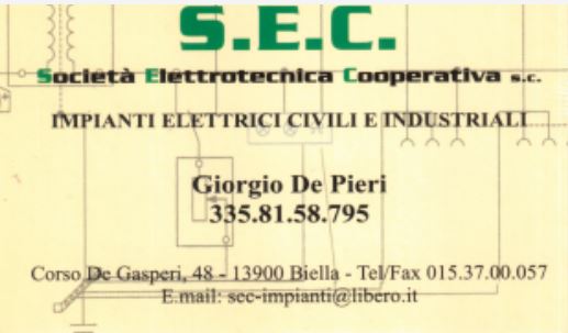 SEC Società Elettrotecnica Cooperativa sc Impianti Elettrici