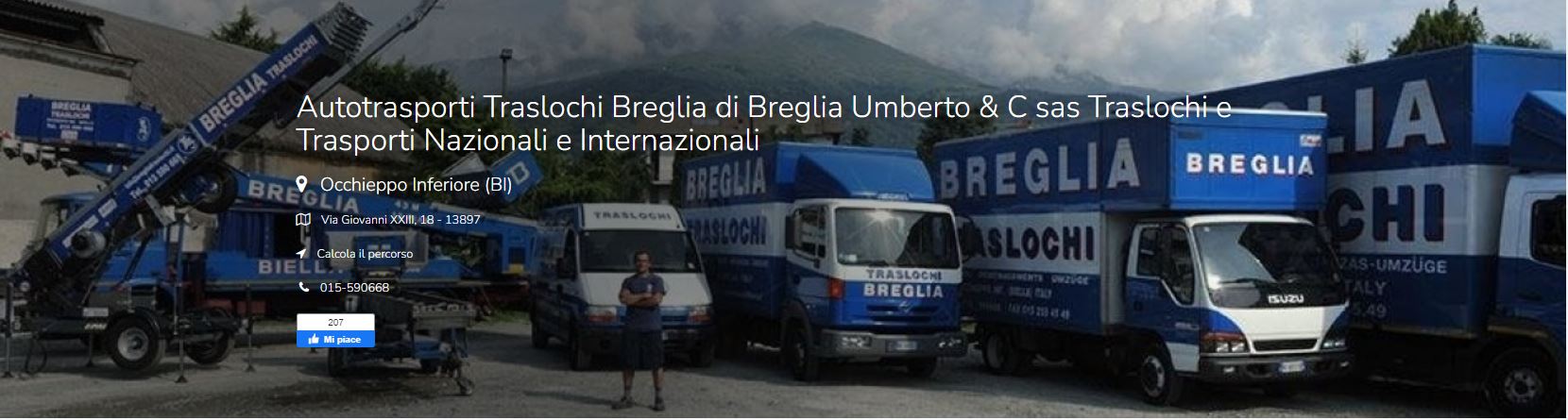 Autotrasporti Traslochi Breglia di Breglia Umberto & C sas Traslochi e Trasporti Nazionali e Internazionali