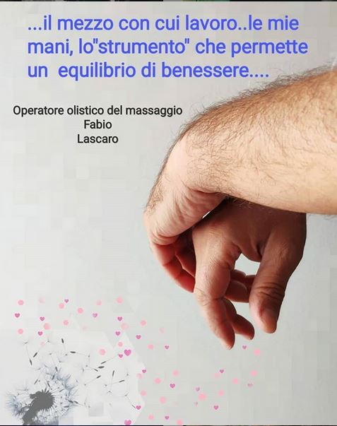 Fabio Lascaro Operatore Olistico del Massaggio