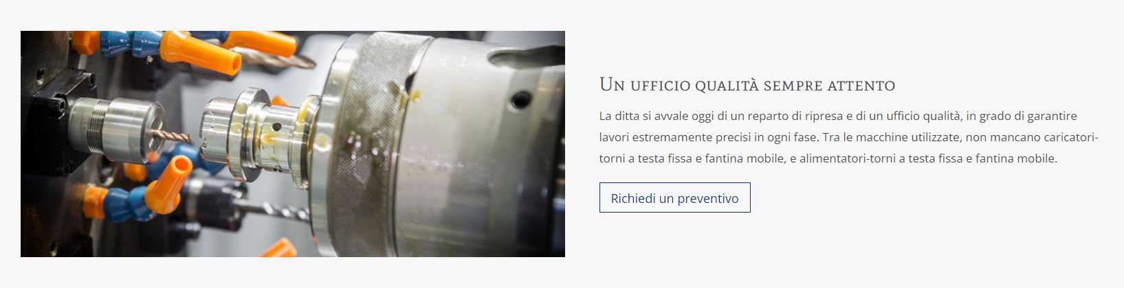 Officina Meccanica di Precisione Torneria Automatica Pozzo Franco e Pozzo Massimo Snc dal 1975